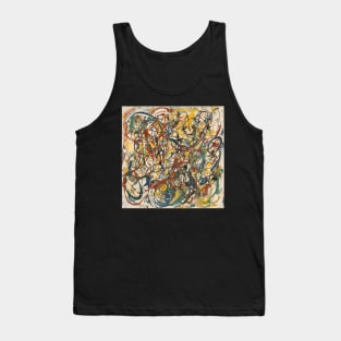 Jackson Pollock drawing Tank Top